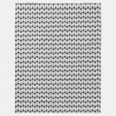 Stiefmütterchen Fleecedecke (Vorderseite)