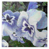 STIEFMÜTTERCHEN FLIESE (Vorderseite)