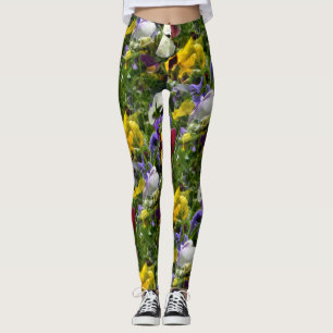 Stiefmütterchen für immer... leggings