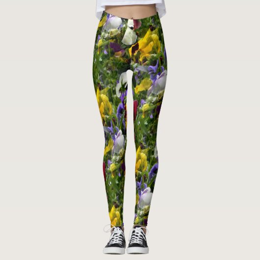 Stiefmütterchen für immer... leggings (Vorderseite)