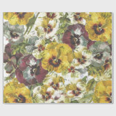 Stiefmütterchen-Garten-Decoupage/Geschenkpapier Geschenkpapier (Flach)
