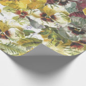 Stiefmütterchen-Garten-Decoupage/Geschenkpapier Geschenkpapier (Ecke)