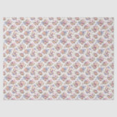 Stiefmütterchen-Gartenparty-Blumentissuepapier Seidenpapier (Vorderseite)