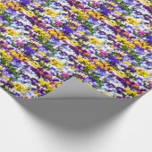 Stiefmütterchen Geschenkpapier (Ecke)