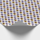 Stiefmütterchen Geschenkpapier (Ecke)