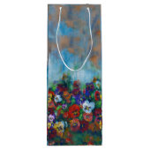 Stiefmütterchen-Geschenktasche Geschenktüte Für Weinflaschen (Rückseite)