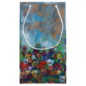 Stiefmütterchen-Geschenktasche Kleine Geschenktüte (Rückseite)