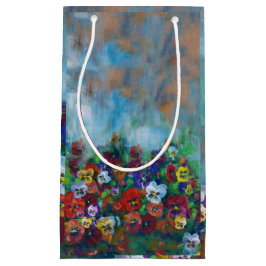 Stiefmütterchen-Geschenktasche Kleine Geschenktüte