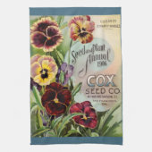 Stiefmütterchen Geschirrtuch (Vertikal)