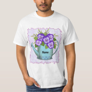 Stiefmütterchen-Gießkanne T-Shirt