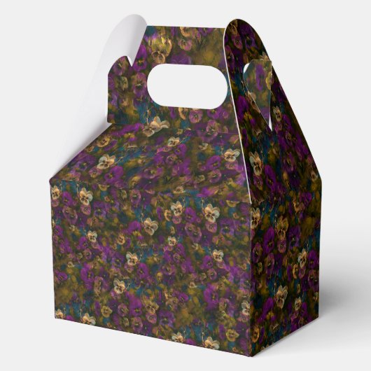 Stiefmütterchen [gold] Geschenkboxen Geschenkschachtel (Vorderseite)