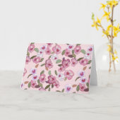 Stiefmütterchen - Grußkarte für bleiche Rose Karte (Gelbe Blume)