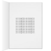 Stiefmütterchen Happy Birthday Grußkarte (Innen (Rechts))