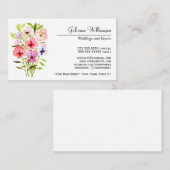 Stiefmütterchen im Wasserpark California Visitenkarte (Vorne/Hinten)