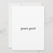 Stiefmütterchen in Aquarellen Einladung (Rückseite)