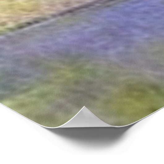 Stiefmütterchen in Vase Poster (Ecke)