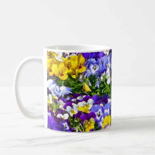 Stiefmütterchen Kaffee Tasse (Links)