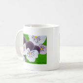 Stiefmütterchen Kaffeetasse (Vorderseite Links)