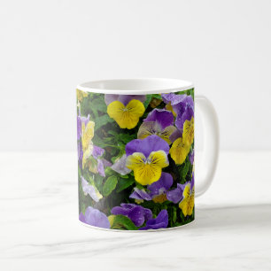 Stiefmütterchen Kaffeetasse
