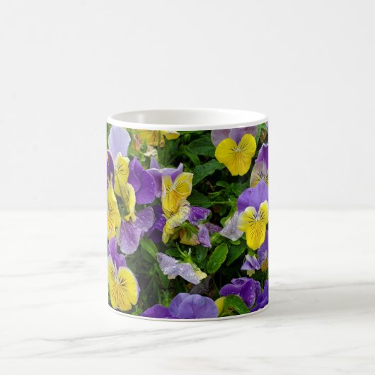 Stiefmütterchen Kaffeetasse (Mittel)