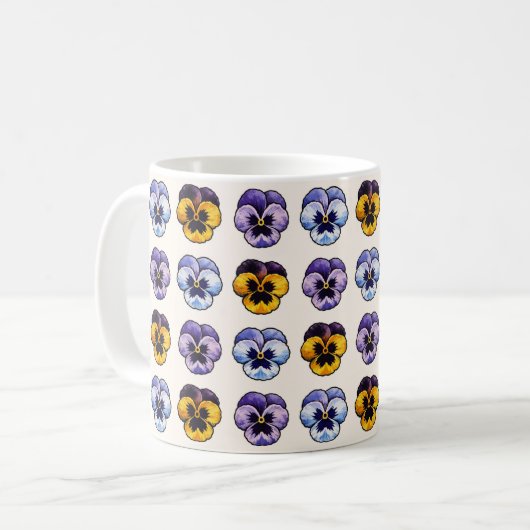 Stiefmütterchen  kaffeetasse (Vorderseite Links)