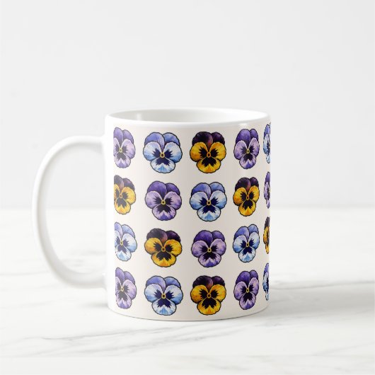Stiefmütterchen  kaffeetasse (Links)