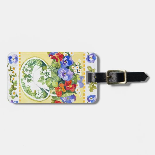 Stiefmütterchen - Kapuzinerkäse 2013 Gepäckanhänger (Vorderseite horizontal)