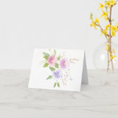 Stiefmütterchen Karte (Gelbe Blume)