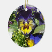 STIEFMÜTTERCHEN! KERAMIK ORNAMENT (Links)
