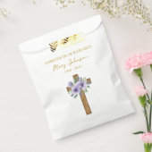 Stiefmütterchen-Kreuz-Trauer-Andenken-Tasche Geschenktütchen (Versiegelt)