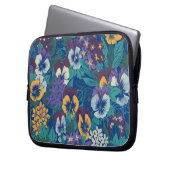 Stiefmütterchen Laptopschutzhülle (Vorderseite Links)