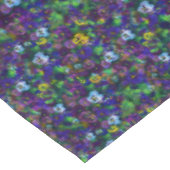 Stiefmütterchen [lila] 60x84 Tischdecke Baumwolle (Schrägansicht)