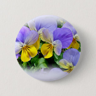 Stiefmütterchen - lila asnd Gelb Button