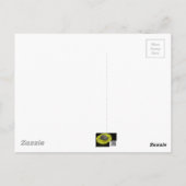 Stiefmütterchen - Lila, gelb Postkarte (Rückseite)