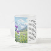 Stiefmütterchen Mattglastasse (Vorderseite Links)