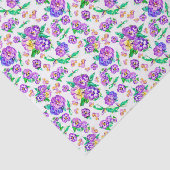 Stiefmütterchen Musterpapier Seidenpapier (Ausschnitt)