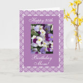 Stiefmütterchen - Muttertag Karte (Gelbe Blume)