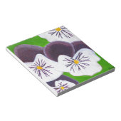 Stiefmütterchen Notizblock (angewinkelt)