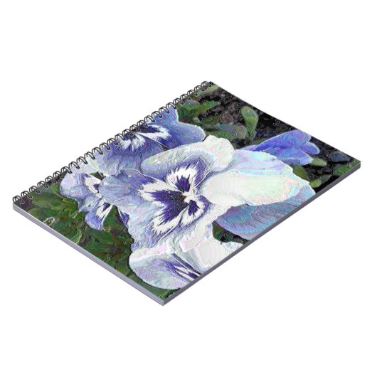 STIEFMÜTTERCHEN NOTIZBLOCK (Linke Seite)