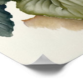 Stiefmütterchen Pansy Blume Art Print Poster (Ecke)