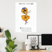 Stiefmütterchen (Pansy) Poster (Heimbüro)