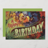 Stiefmütterchen Pansy Rainbow Blume Bloral (Vorne/Hinten)