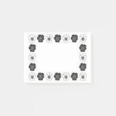 Stiefmütterchen Post-it Klebezettel (Vorderseite)