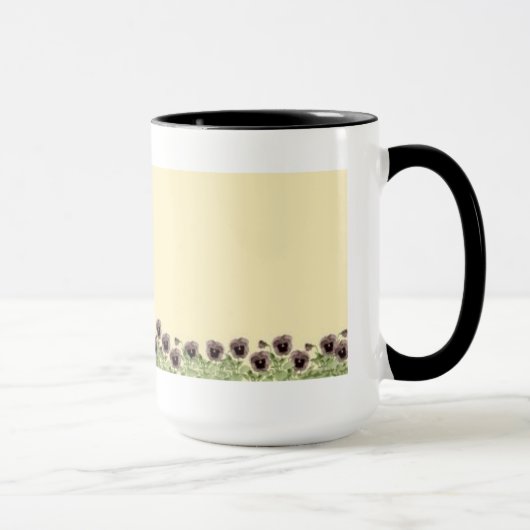 Stiefmütterchen-Reihe Tasse (Rechts)