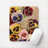 Stiefmütterchen-Samenpackung-Mauspad Mousepad (Mit Mouse)