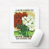 Stiefmütterchen-Samenpackungsetikett Mousepad (Mit Mouse)