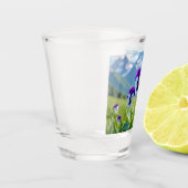 Stiefmütterchen Schnapsglas (Links)