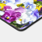 Stiefmütterchen Schreibtischunterlage (Ecke)