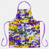 Stiefmütterchen Schürze (Vorderseite)