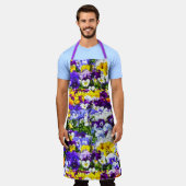 Stiefmütterchen Schürze (Getragen)